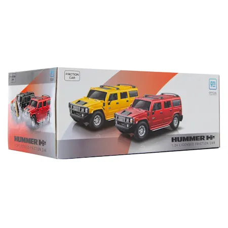 HUMMER H2 ブラック 1/43 Auto Scale 2018 HUMMER H2 SUV FLAT BLACK 4X4 GM 1:40 SCALE DIECAST