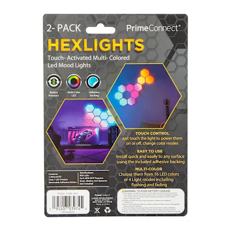 Five below hexagon lights top
