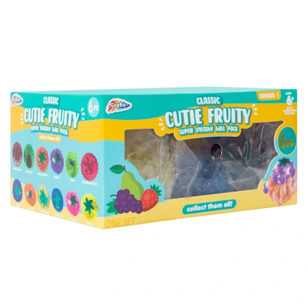 THE SUPER FRUIT グッズ cutie fruity super squishy balls 6-pack | Five Below
