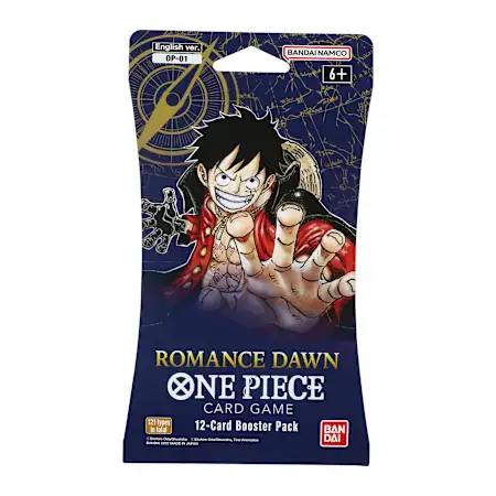 one piece tcg romance dawn booster pack, 12 cards | Five Below