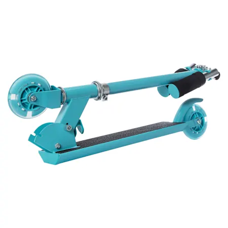 pro rider kids' folding light-up scooter with LED wheels