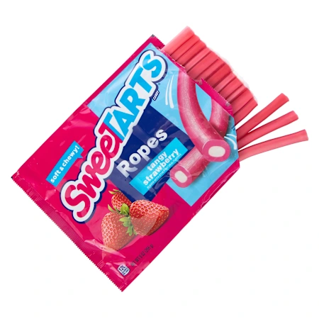 sweetarts® tangy strawberry soft & chewy ropes 9oz | Five Below