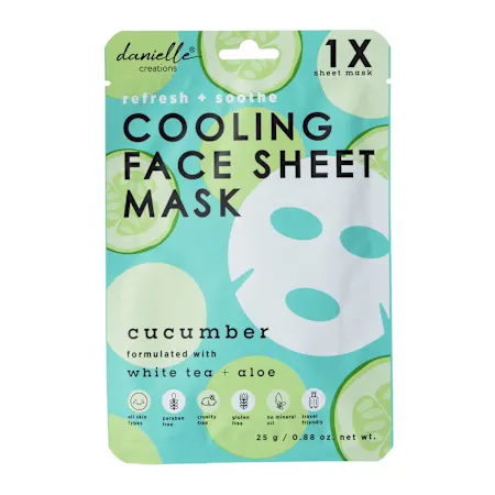 danielle creations® watermelon face sheet mask