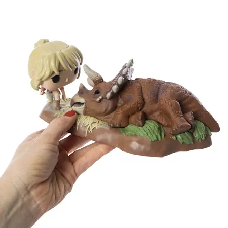 Funko Pop! Jurassic Park™ Dr. Sattler with Triceratops vinyl
