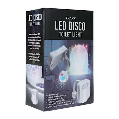 disco LED toilet nightlight Five Below