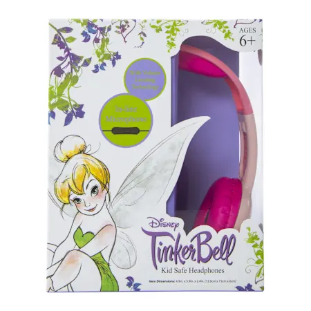 Tinker Bell kid-safe wired headphones with mic | Five Below