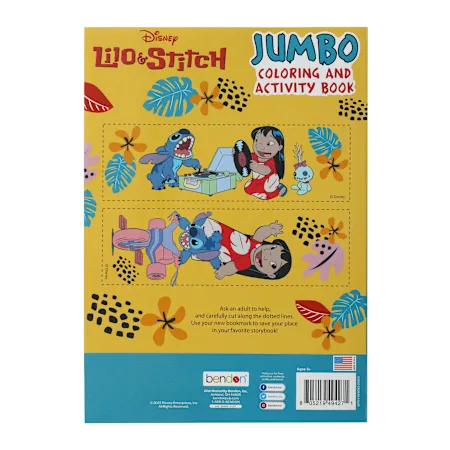 Disney Lilo & Stitch jumbo coloring & activity book