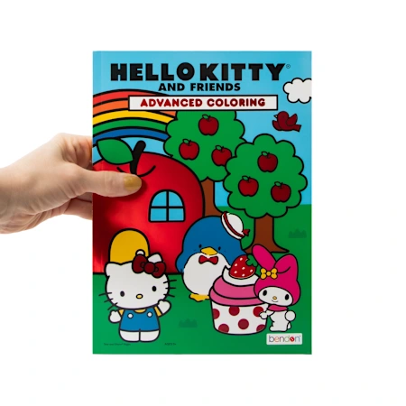hello kitty® and friends advanced coloring book