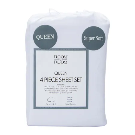 Queen Size 4-Piece Sheet Set