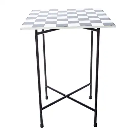 Black White Chess Table 16in x 21in