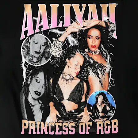 'Aaliyah Princess of R&B' Graphic Tee