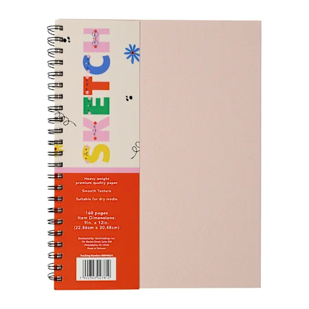 Premiere® Spiral Bound Hardcover Sketch Book 9in x 12in
