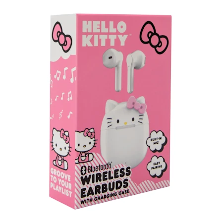 Hello Kitty® Wireless Earbuds With Charging Case & Mic