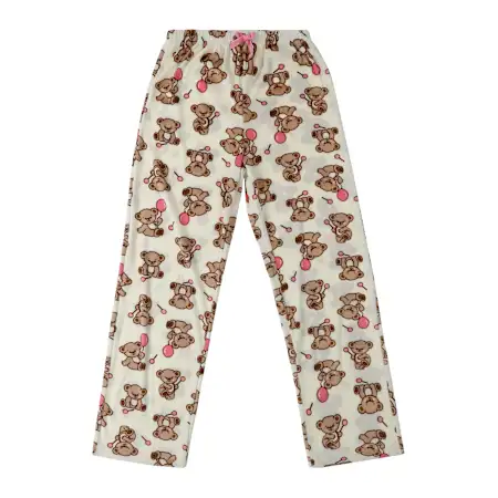 Printed Plush Lounge Pants