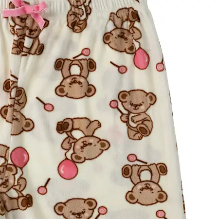 Printed Plush Lounge Pants