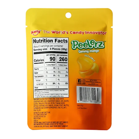 Peelerz™ Gummy Mango Candy 3oz