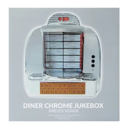 Diner Chrome Jukebox Wireless Speaker