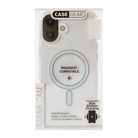iPhone 16 Plus® Clear MagSafe® Compatible Phone Case