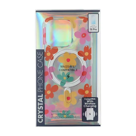 iPhone 16 Pro® Clear Crystal Phone Case - MagSafe® Compatible