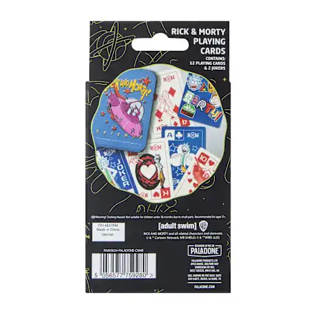 Adult Swim Rick And Morty Playing Cards Set