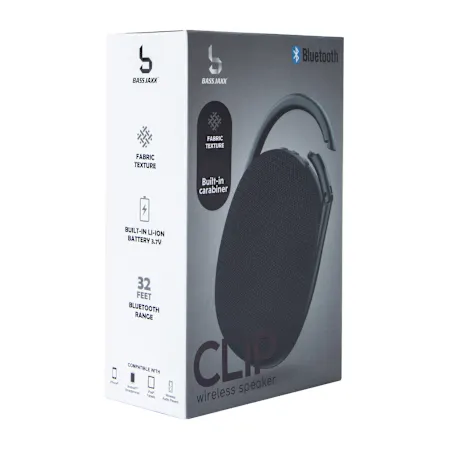 Bass Jaxx™ Clip Bluetooth® Wireless Speaker