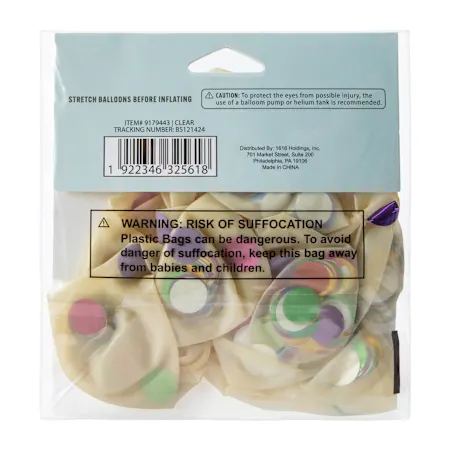 Confetti Filled Balloons 10-Count