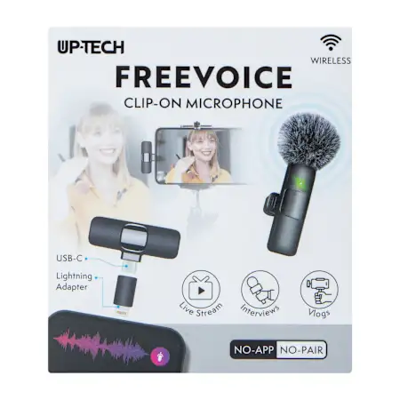 FreeVoice Clip-On Microphone