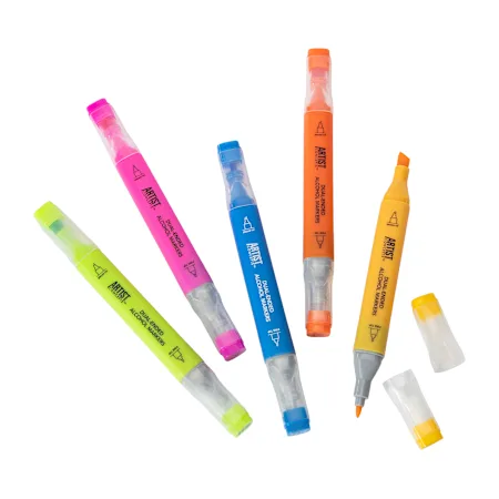 Dual-Ended Alcohol Markers 18-Count