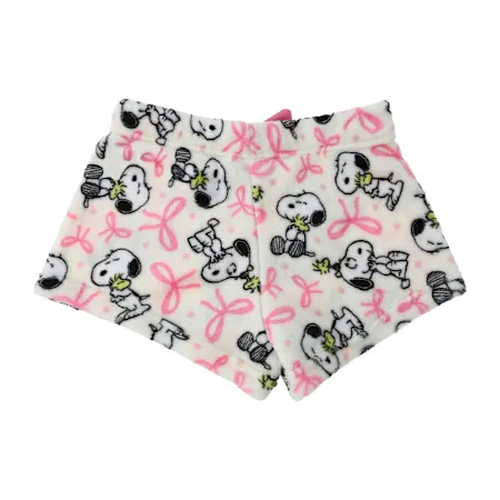 Juniors Printed Plush Short