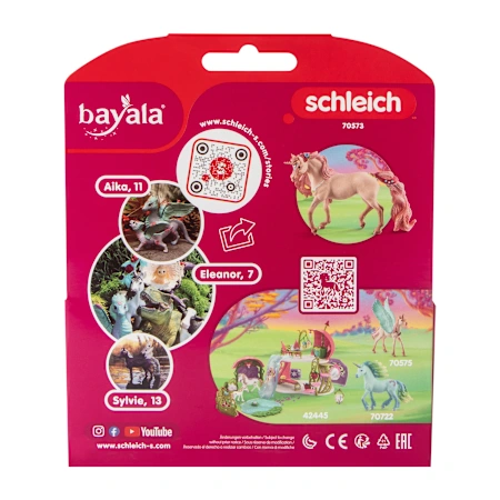 Schleich Bayala Flower Unicorn Mare - 5.5 Inch Fantasy Toy For Kids 5+ | Magical Horse Figurine