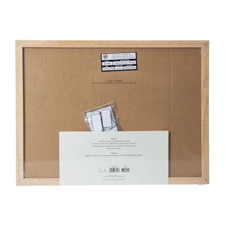 Wood Style Frame Dry Erase Calendar