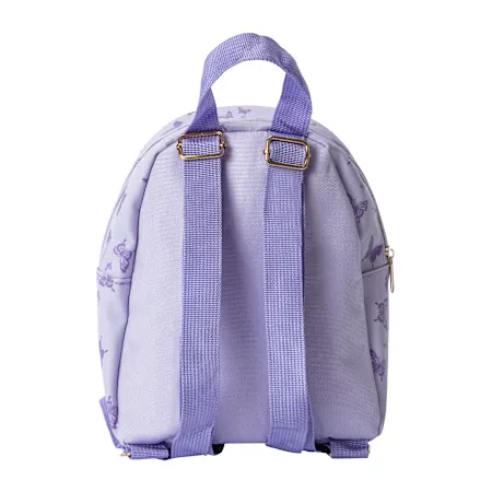 Printed Mini Backpack With Charm