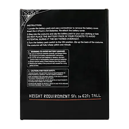 Wacky Inflatable Tube Man Costume Five Below