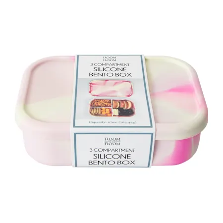 3 Compartment Silicone Bento Box