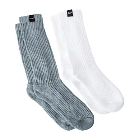 Young Mens Hanes® Supersoft Slouch Crews 2-Pairs | Five Below