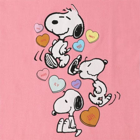 Peanuts® Snoopy™ Conversation Hearts Graphic Tee | Five Below