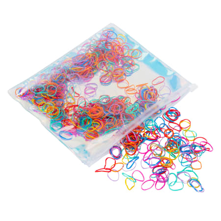 Polyband Mini Hair Ties With Pouch 750-Count | Five Below