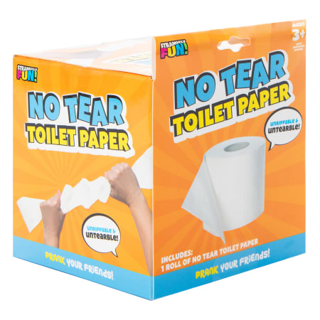 thumbnail image 2 of No Tear Toilet Paper Prank Gift Looks Like Real Toilet Paper But Won't 2 of 13
