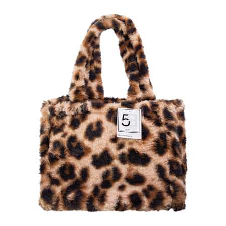 Faux Fur Mini Tote Bag | Five Below