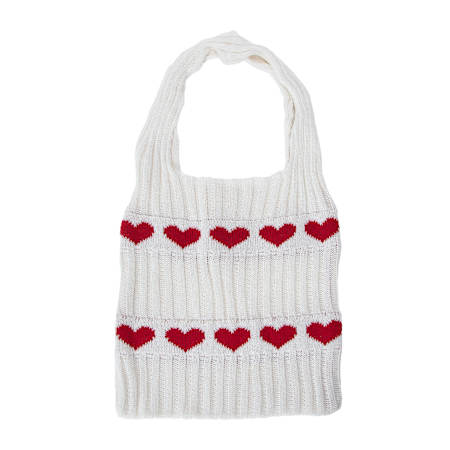 ★2024SS新作★RONRON★HEART PATTERN MESH TOTE BAG MUSINSA | RONRON HEART PATTERN MESH TOTE BAG PINK