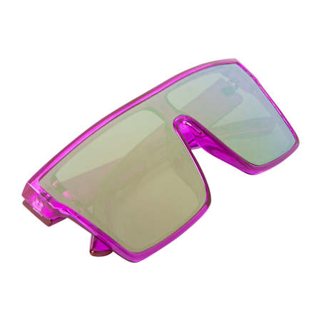 Juniors Plastic Oversized Shield Sunglasses