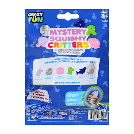 Crazy Fun® Mystery Squishy Critters Set