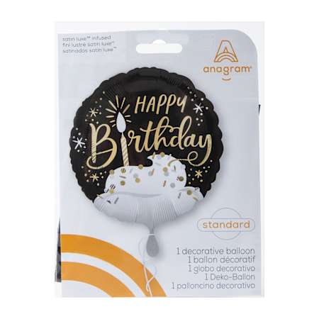 Inflated Happy Birthday Decorative Balloon