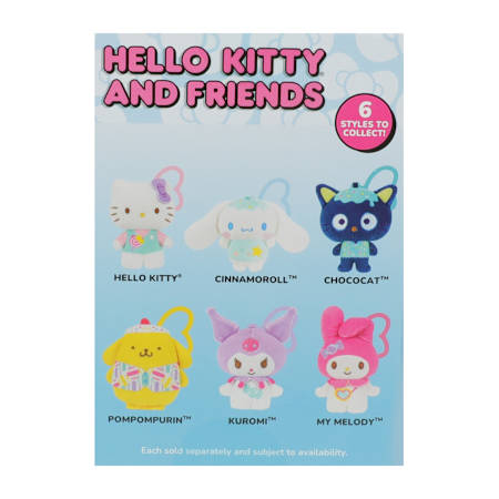 Hello Kitty And Friends® Clip-On Blind Plush (Styles May Vary