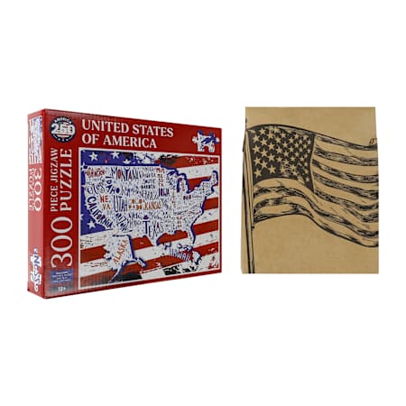 United States Of America Jigsaw Puzzle 300-Pieces | Five Below