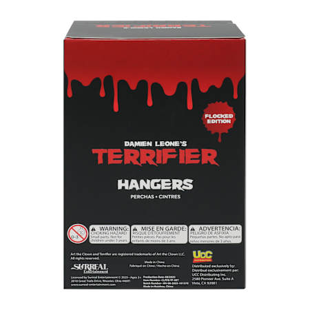 Damien Leone's Terrifier Flocked Edition Hangers (Styles May Vary)