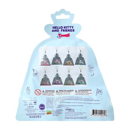 HELLO KITTY IN THE JUNGLE ストラップ　5点セット Hello Kitty And Friends® Tsunameez™ Blind Bag Toy (Styles May Vary
