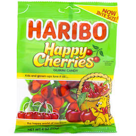 Haribo® Happy Cherries Gummi Candy 4oz Bag