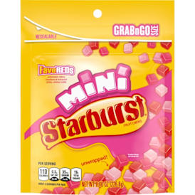 Starburst® Mini Fave Reds Grab N Go Resealable Bag 8oz