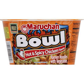 Maruchan® Bowl 3.38oz - Hot & Spicy Chicken Ramen Noodle Soup